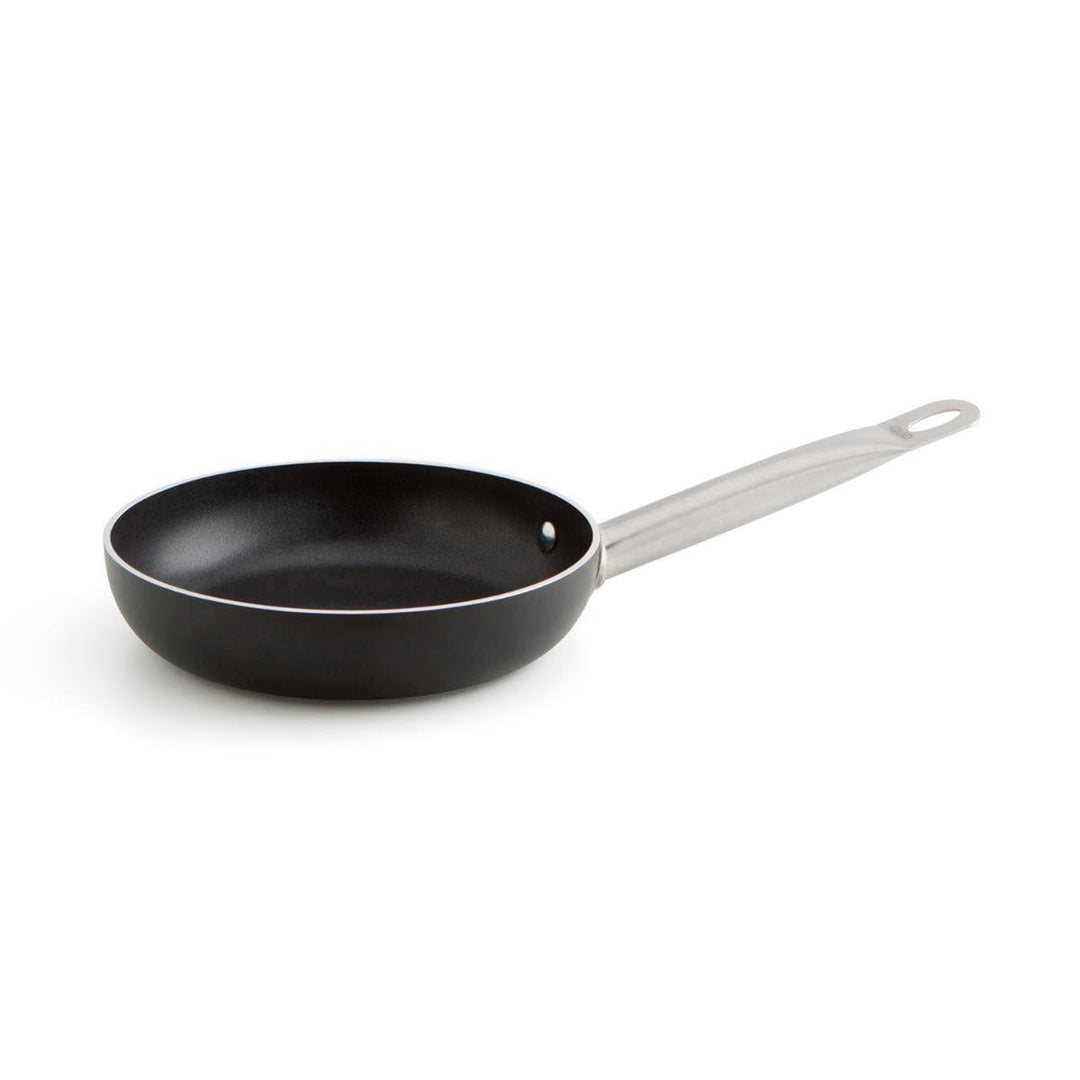 Quid Pfanne 24 cm Pro Chef Alum, Aluminium, Schwarz und Stahl, 5.49 cm, pfanne 24 cm