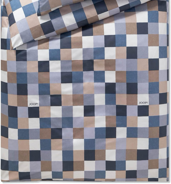 Joop! Bettwäsche Mosaic Ocean 1 Bettbezug 200 x 220 cm + 2 Kissenbezüge 80 x 80 cm, 1 Bettbezug 200