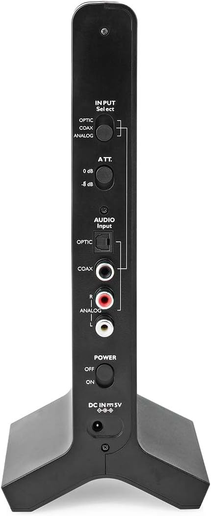 NEDIS Wireless-TV-Kopfhörer | RF | Über Ohr | max. Batteriespielzeit: 8 hrs | 25 m | Digital Audio |