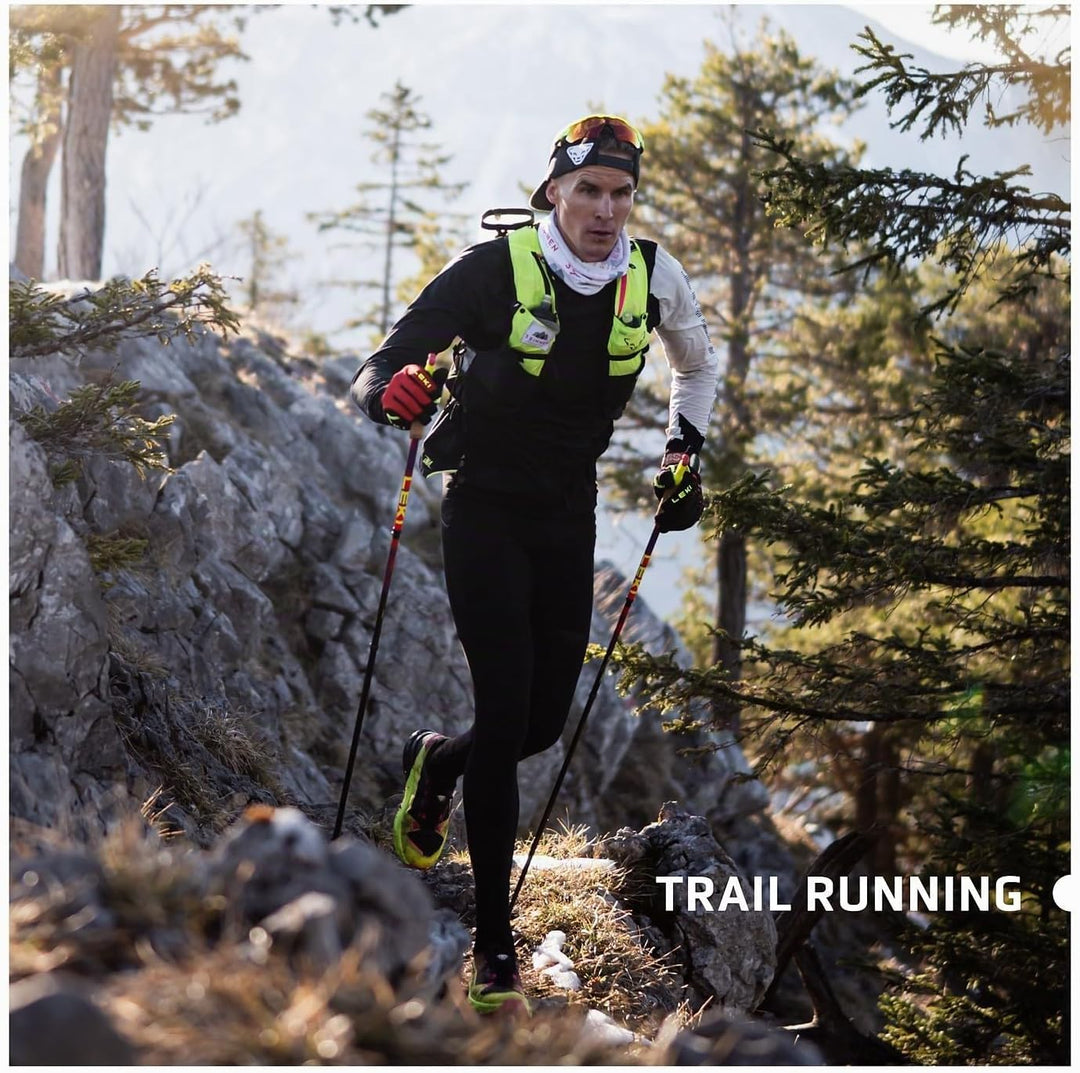 LEKI Ultratrail FX.One Trailrunning Stöcke Damen &amp; Herren | faltbar aus Carbon | Ultraleicht | Fixlä