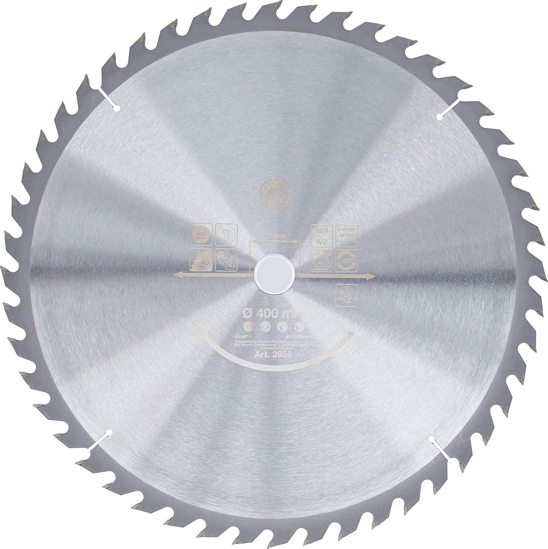 BGS Diy 3956 | Hartmetall-Kreissägeblatt | Ã˜ 400 X 30 X 3,4 Mm | 48 Zähne Ø 400 x 30 x 3,4 mm | 48