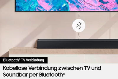 Samsung HW-C410G 2.0-Kanal C-Soundbar, Integrierter Subwoofer, Surround Sound Expansion, One Remote