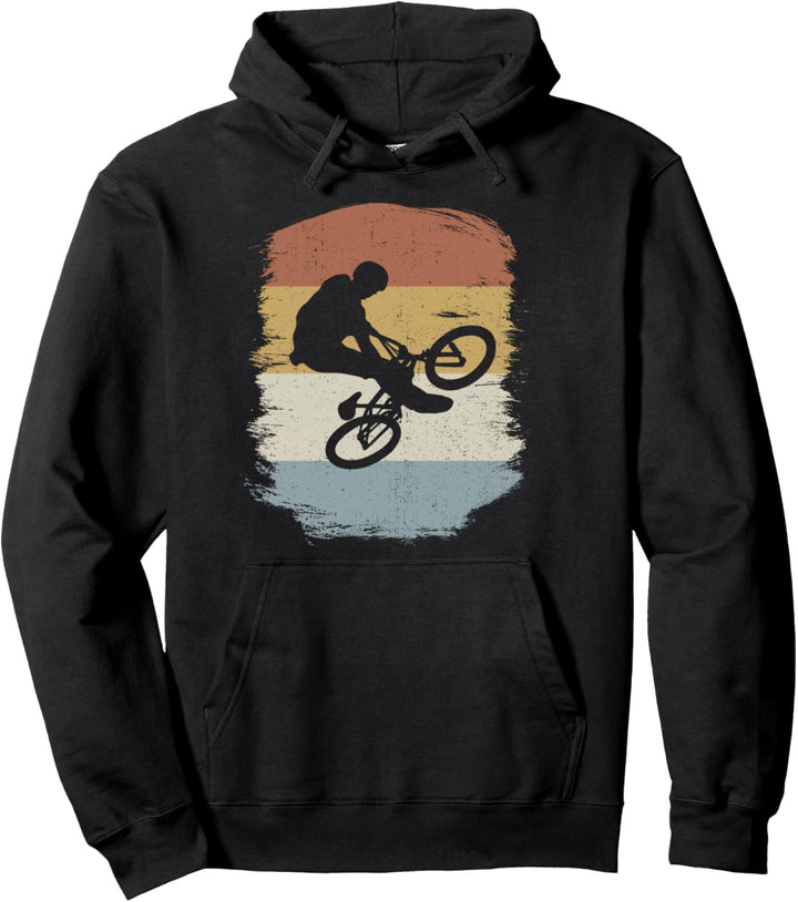 Retro BMX Fahrrad Bike Oldschool Biker - Vintage BMX Pullover Hoodie