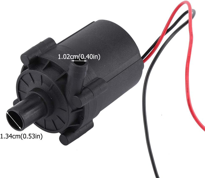 24 / 12V DC Pumpe Bürstenlose Wasserdurchflusspumpe Brushless Tauchwasserpumpe Einstellbare Zirkulat