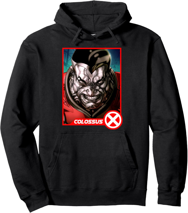 Marvel X-Men Colossus Headshot Profile Trading Card Pullover Hoodie