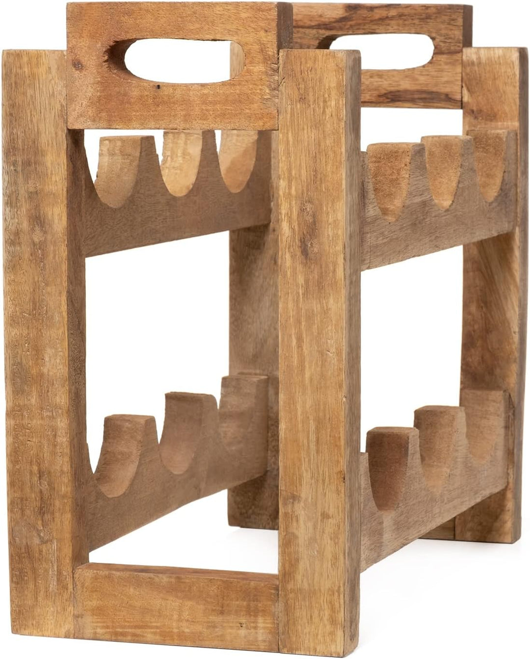 Moritz Weinregal Weinhalter Flaschenregal 35 x 38 x 19 cm aus Holz Aufbewahrungsregal Weinflaschenha
