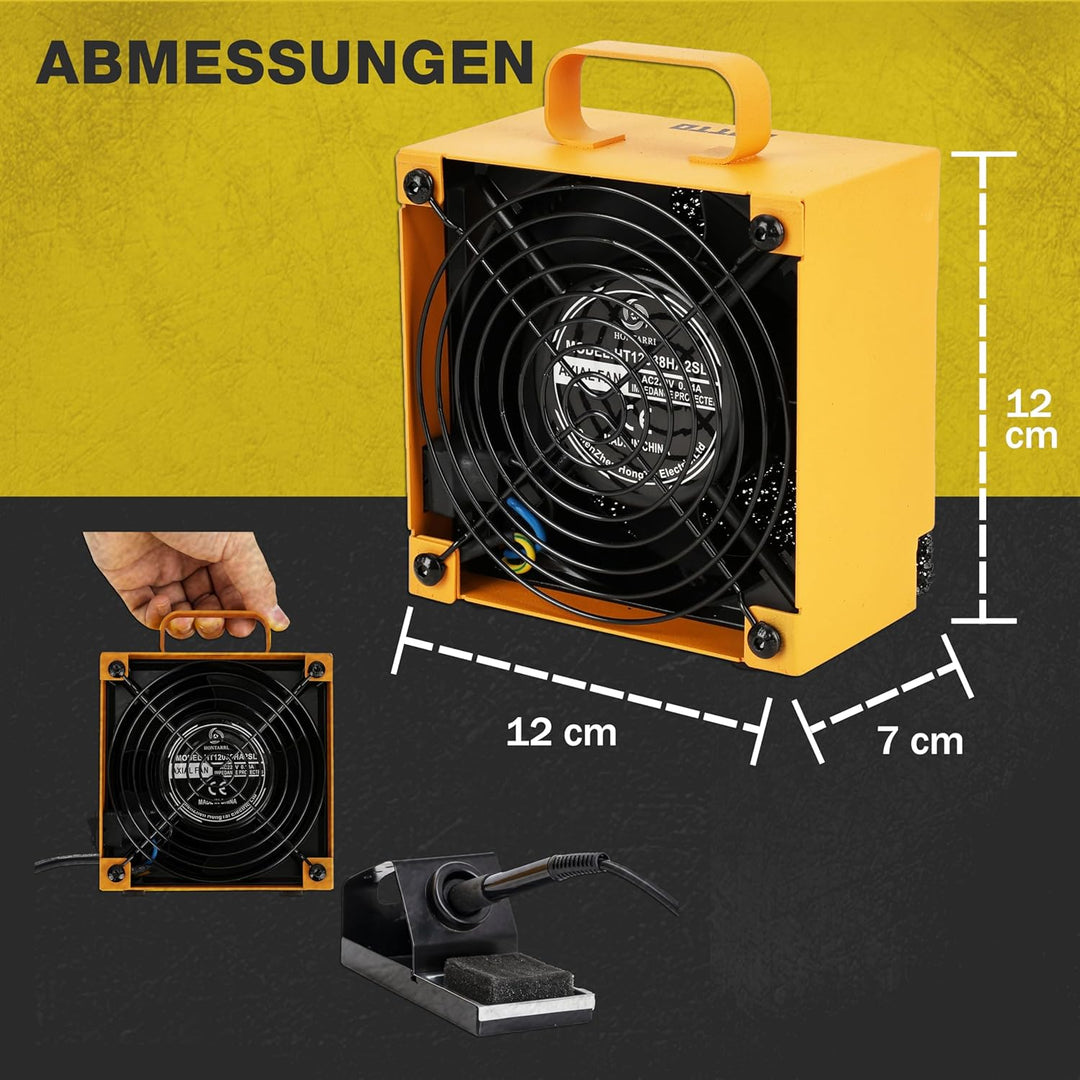 KOTTO Lötabsaugung Entferner Lötdampfabsaugung Lötdampf-Absaugventilator Lötrauchabsorber-Entferner,