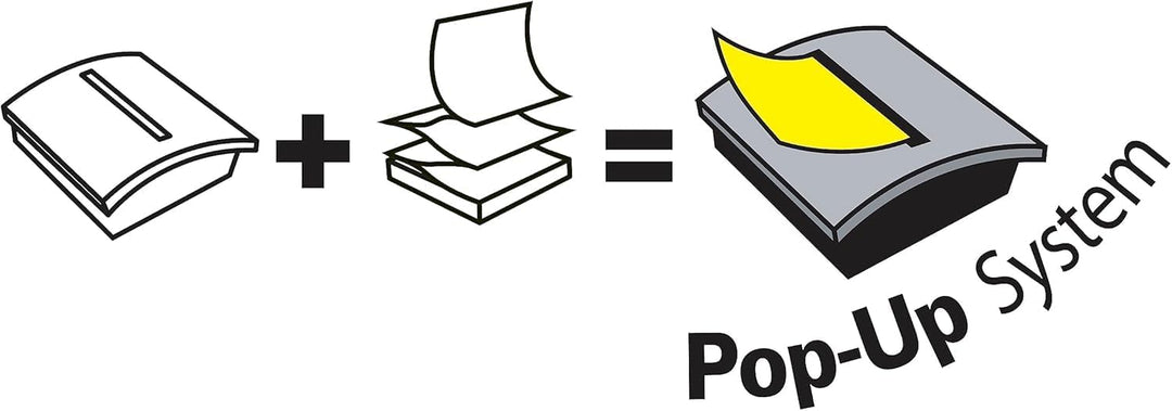 Post-it Sticky Z-Notes, Gelb, Block à 100 Blatt , 12 Blöcke, 76 mm x 76 mm - Für Notizen, To-Do-List