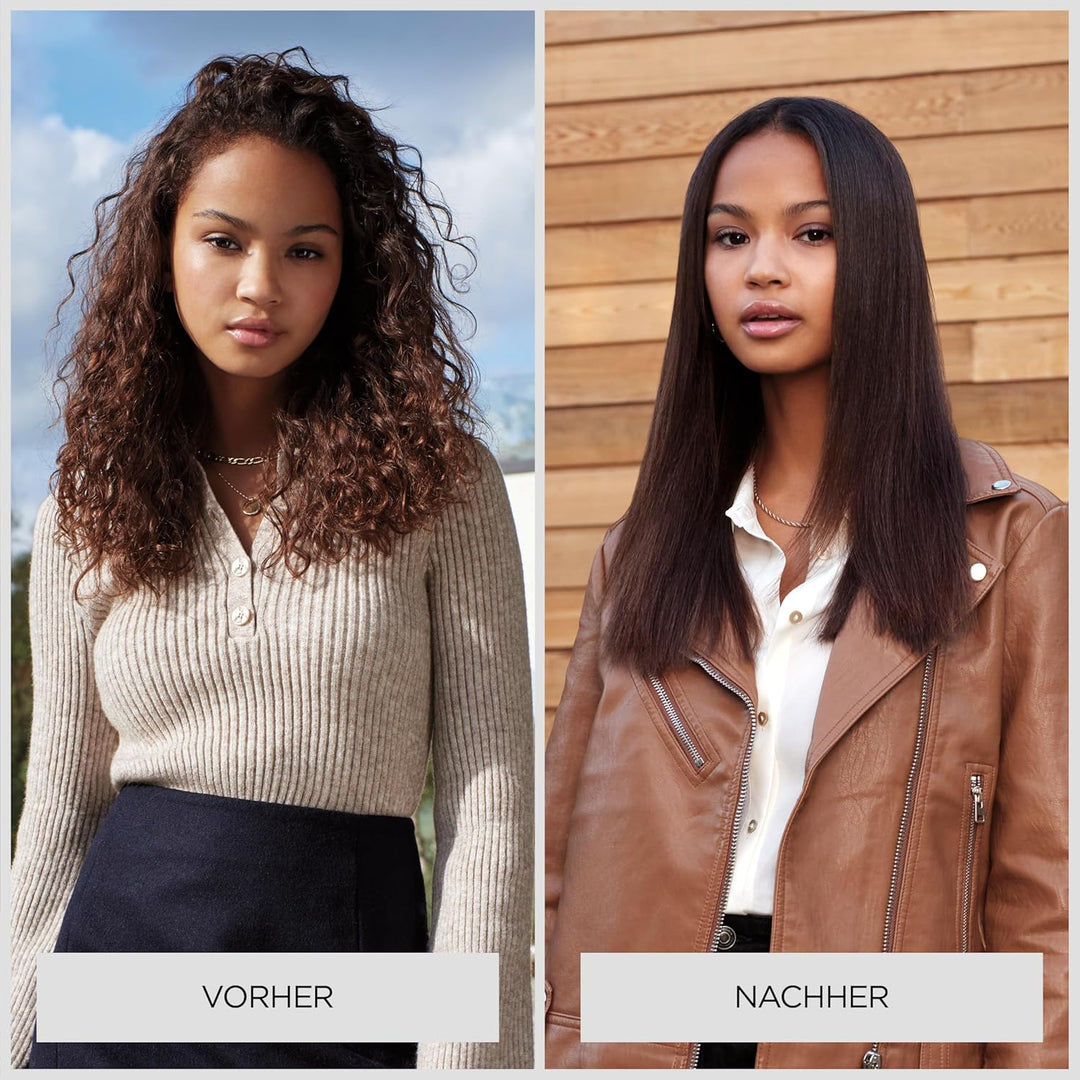 BaByliss Hydro Fusion Glätteisen mit dualer Ionen-Technologie mit Anti-Frizz Effekt, Haarglätter mit