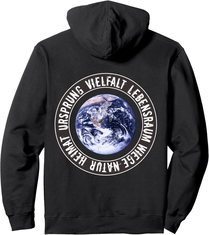 Unsere Erde ist Heimat Naturschutz Umweltschutz Klimaschutz Pullover Hoodie