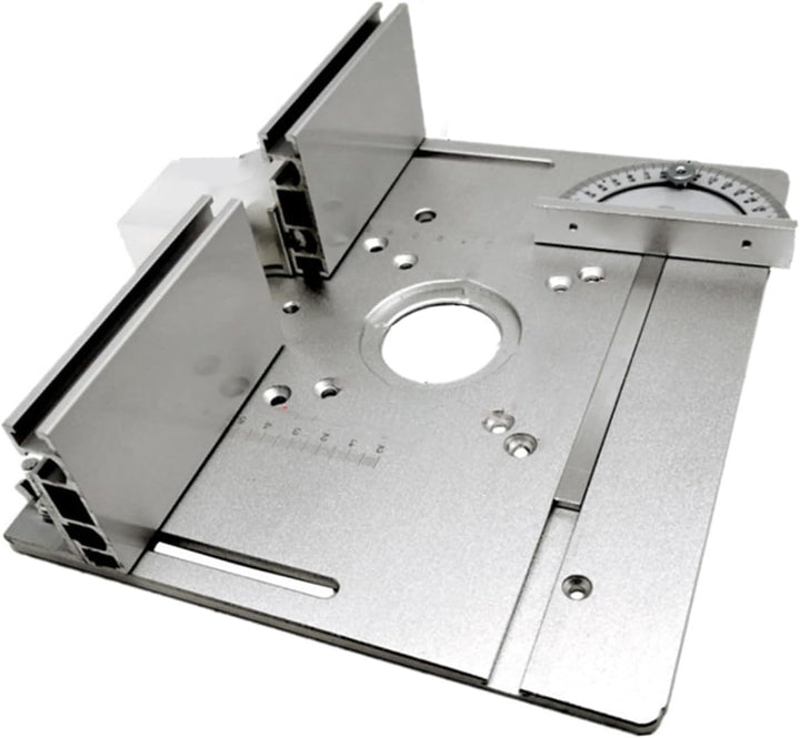 Router Tischeinsatzplatte 2 in 1 Holzbearbeitungsbank Flip Board Aluminiumlegierungskonstruktion Prä