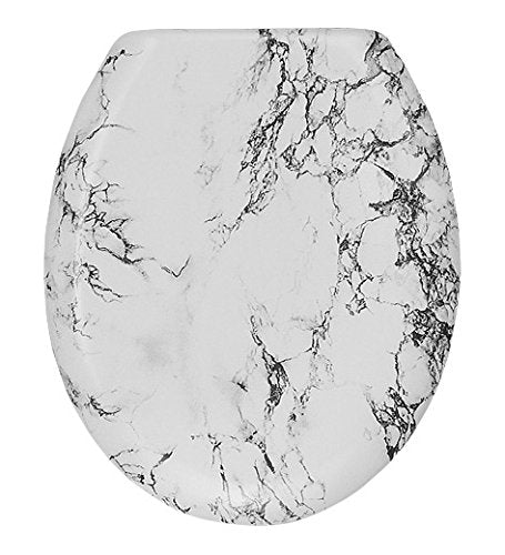 Sanitop-Wingenroth WC-Sitz Relax, 1 Stück, weiss marmoriert, 40031 2, Weiss Marmoriert