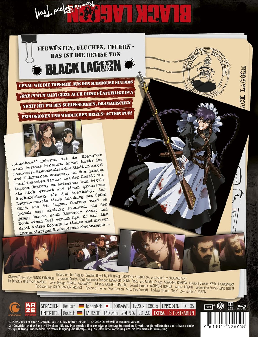 Black Lagoon: Robertas Blood Trail - OVA - [Blu-ray] Relaunch, Blu-ray