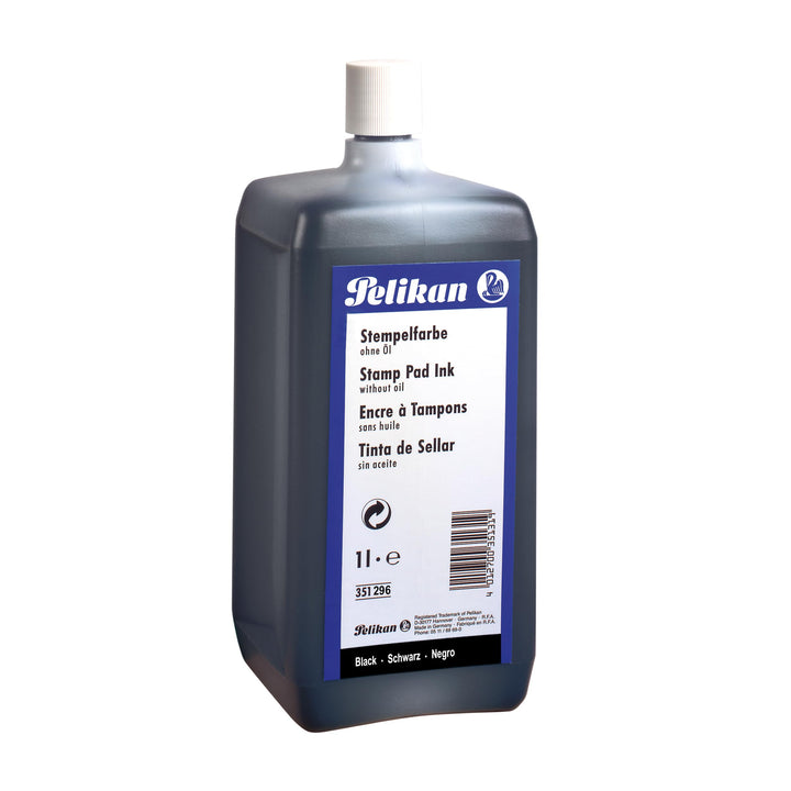 Pelikan Stempelfarbe ohne Öl, 1000 ml, 1 Set, schwarz, Schwarz