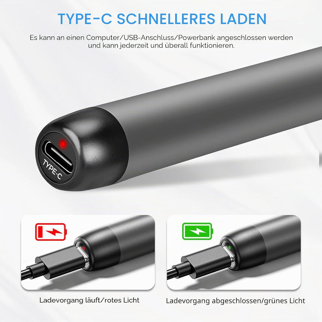 Hengrongshen Lötkolben Set, Lötkolben Akku mit LED Anzeige, 3 Lötspitzen, Tragbarer Soldering Iron,