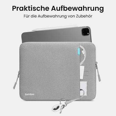 tomtoc 360° Tablet Tasche Hülle für 11 Zoll iPad Air M3/M2 2025-2024, 11 Zoll iPad Pro M4 OLED 2024,