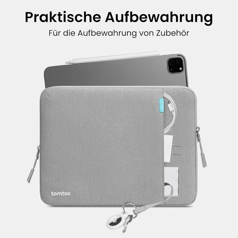 tomtoc 360° Tablet Tasche Hülle für 11 Zoll iPad Air M3/M2 2025-2024, 11 Zoll iPad Pro M4 OLED 2024,