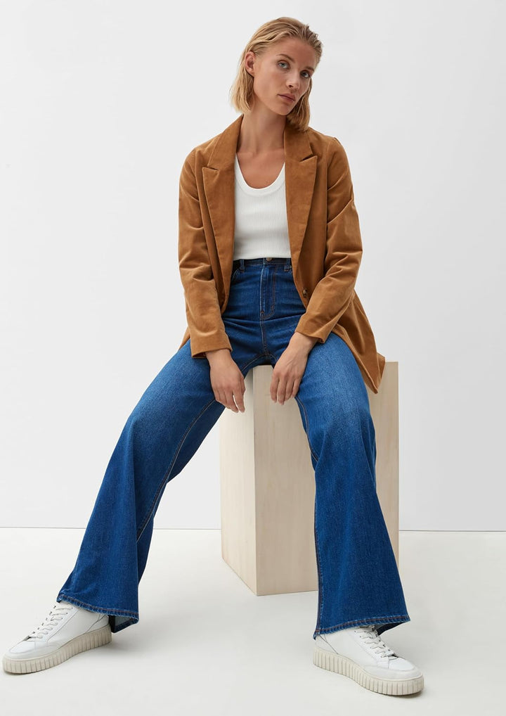 s.Oliver Jeans Suri/Regular Fit/Super High Rise/Wide Leg 42W / 32L 55z4, 42W / 32L 55z4