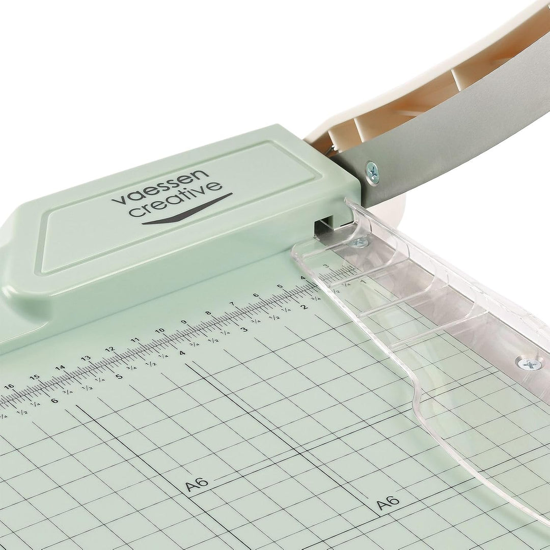 Vaessen Creative Hebelschneider 30cm Offwhite (Mintgrün)