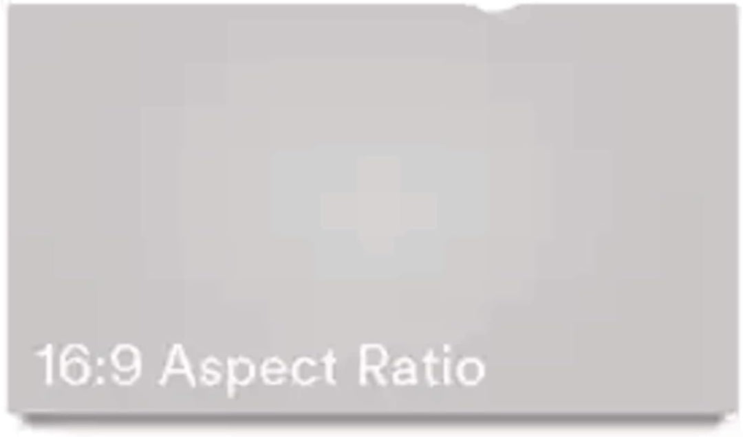 3M Blickschutzfilter für 49,5 cm Breitbild-Monitor Breitbildmonitor (16:9 Seitenverhältnis) 24" schw