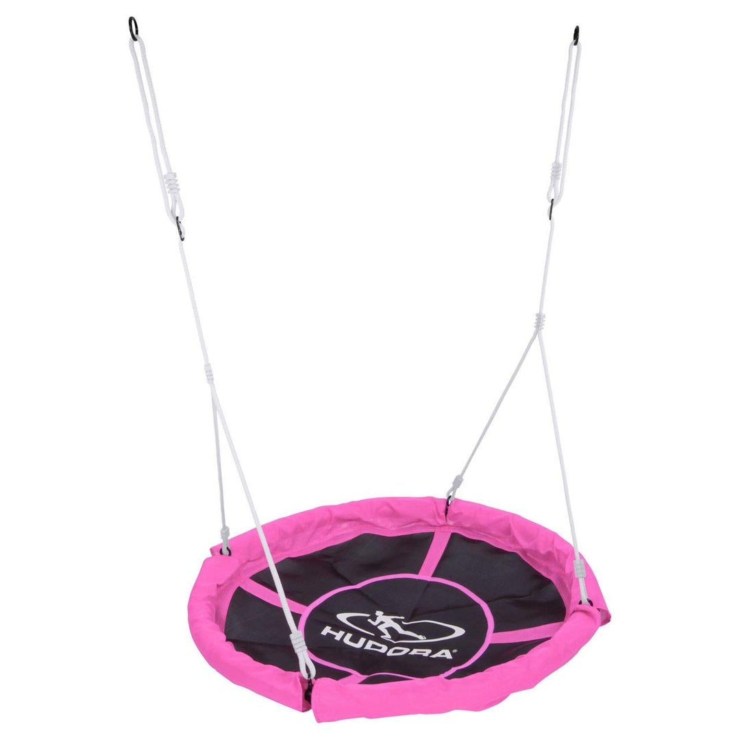 HUDORA 72148 Nestschaukel 110, Pink | Garten-Schaukel | Auch für Indoor geeignet 110 cm