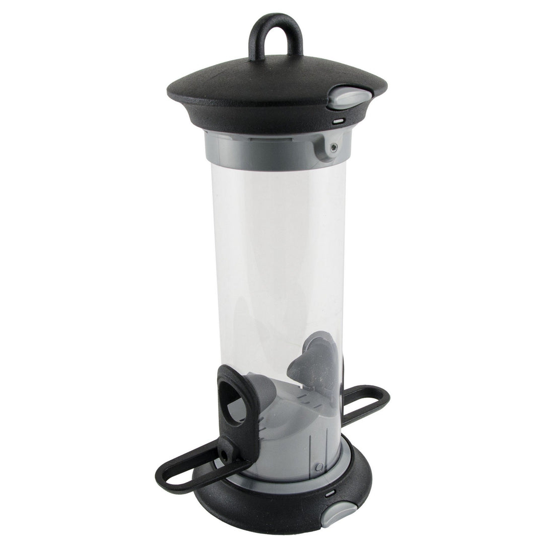 CJ Wildlife 310980619 Wildvogel-Futter-Säule "Apollo" 2 Öffnungen (EasyClean) Futterstation Wildvoge
