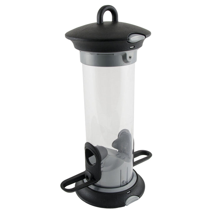 CJ Wildlife 310980619 Wildvogel-Futter-Säule "Apollo" 2 Öffnungen (EasyClean) Futterstation Wildvoge