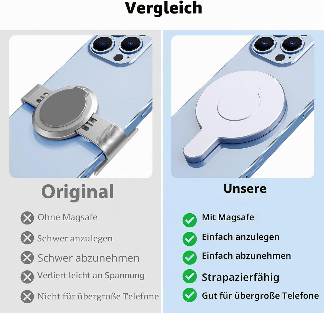 Aerbeis DJI Magnetische Ringklemmhalterung – für Magsafe DJI OM 6 / OM 5 / OM 4 / OM 4 SE Adapterhal