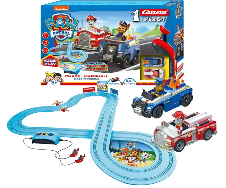 Carrera - 20063032 - Carrera FIRST PAW PATROL Race 'N' Rescue 2,4m Rennstrecken-Set | 2 ferngesteuer