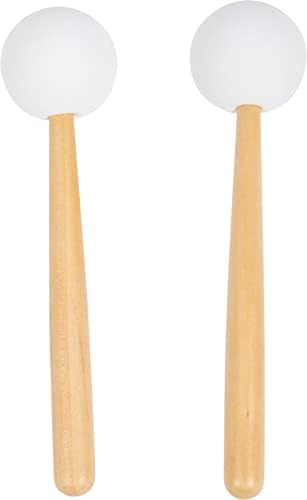 small foot Trommel Bunte Wildnis mit Tiermotiven und Trommelschlägeln aus Holz, für Kinder ab 3 Jahr