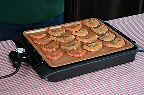 Starlyf Premium Grillplaat, Ersatz Grillplatte, Tafelgrill - Bakplaat, Tafelbarbecue - 40.5 x 27.5 c