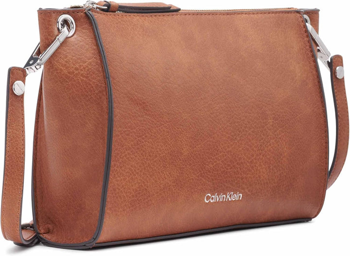 Calvin Klein Damen Reyna Crossbody Karamell-kombi, Karamell-kombi