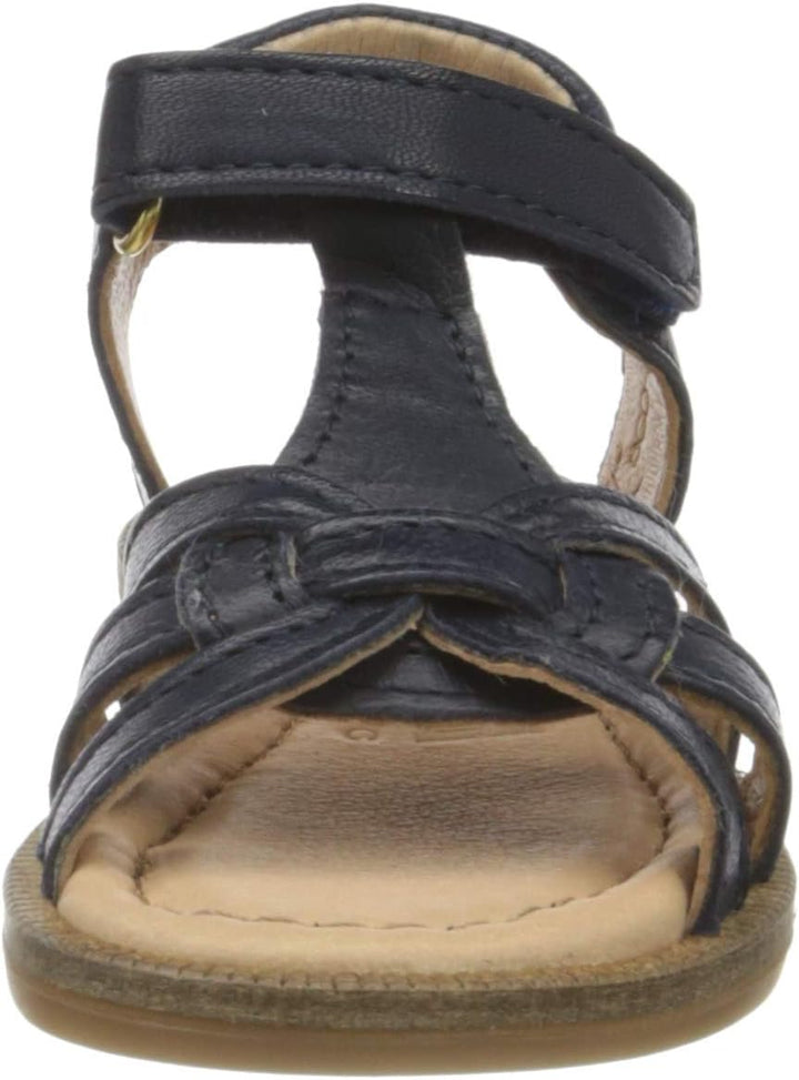 Bisgaard Damen Bex T-Spangen Sandalen 27 EU Blau Navy 1410, 27 EU Blau Navy 1410