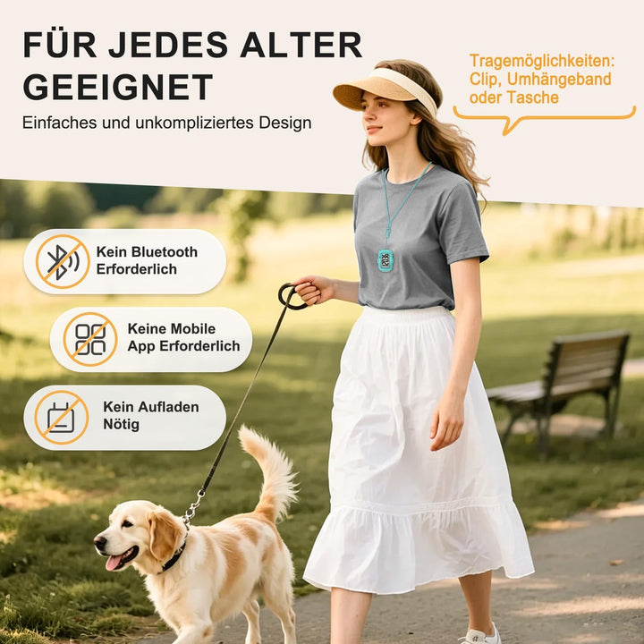 AVTREK Präziser 3D-Schrittzähler Mini-Schrittzähler für Walking oder Laufen im Freien Wanderaktivitä