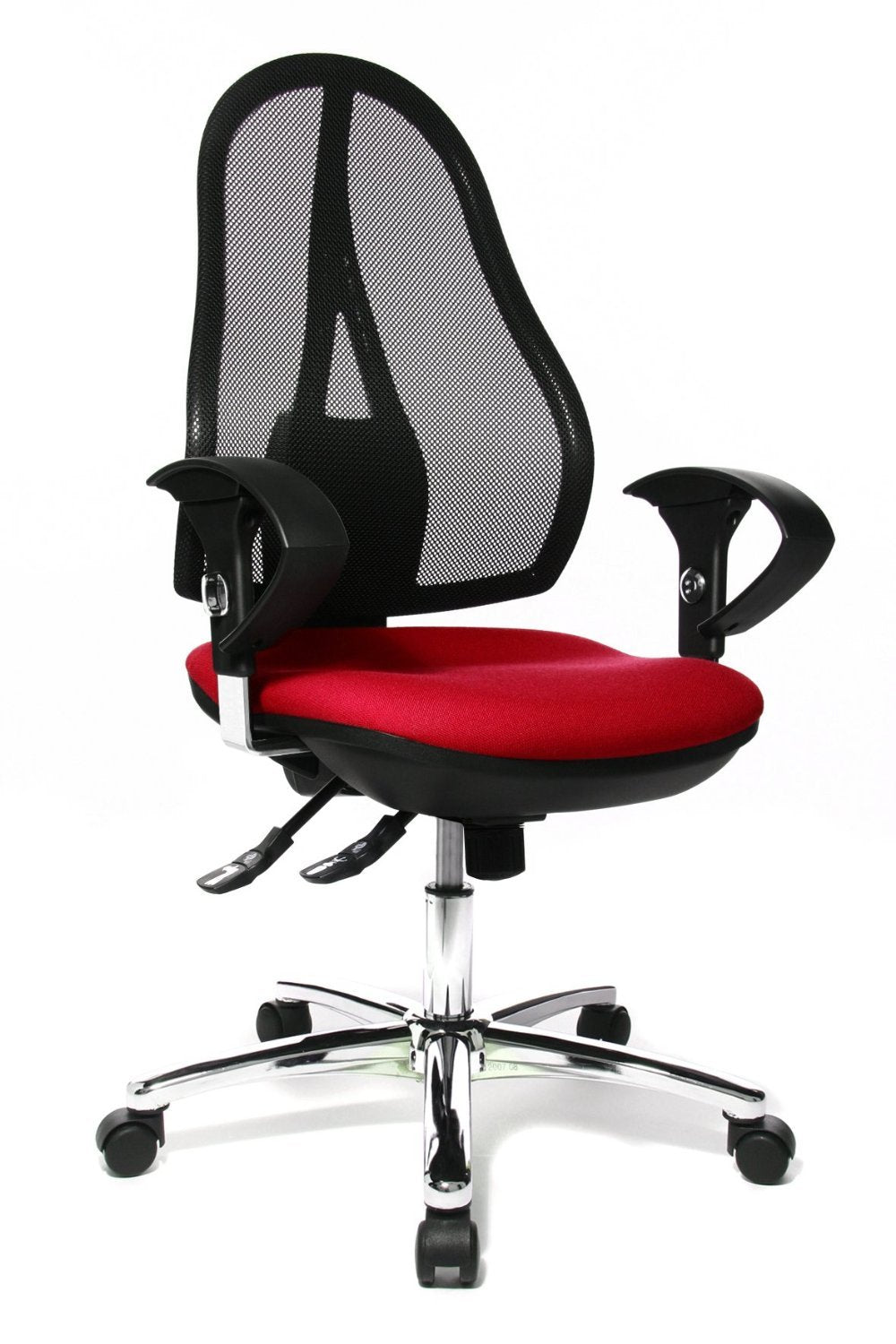 Topstar Open Point SY Deluxe, ergonomischer Syncro-Bandscheiben-Drehstuhl, Bürostuhl, Schreibtischst