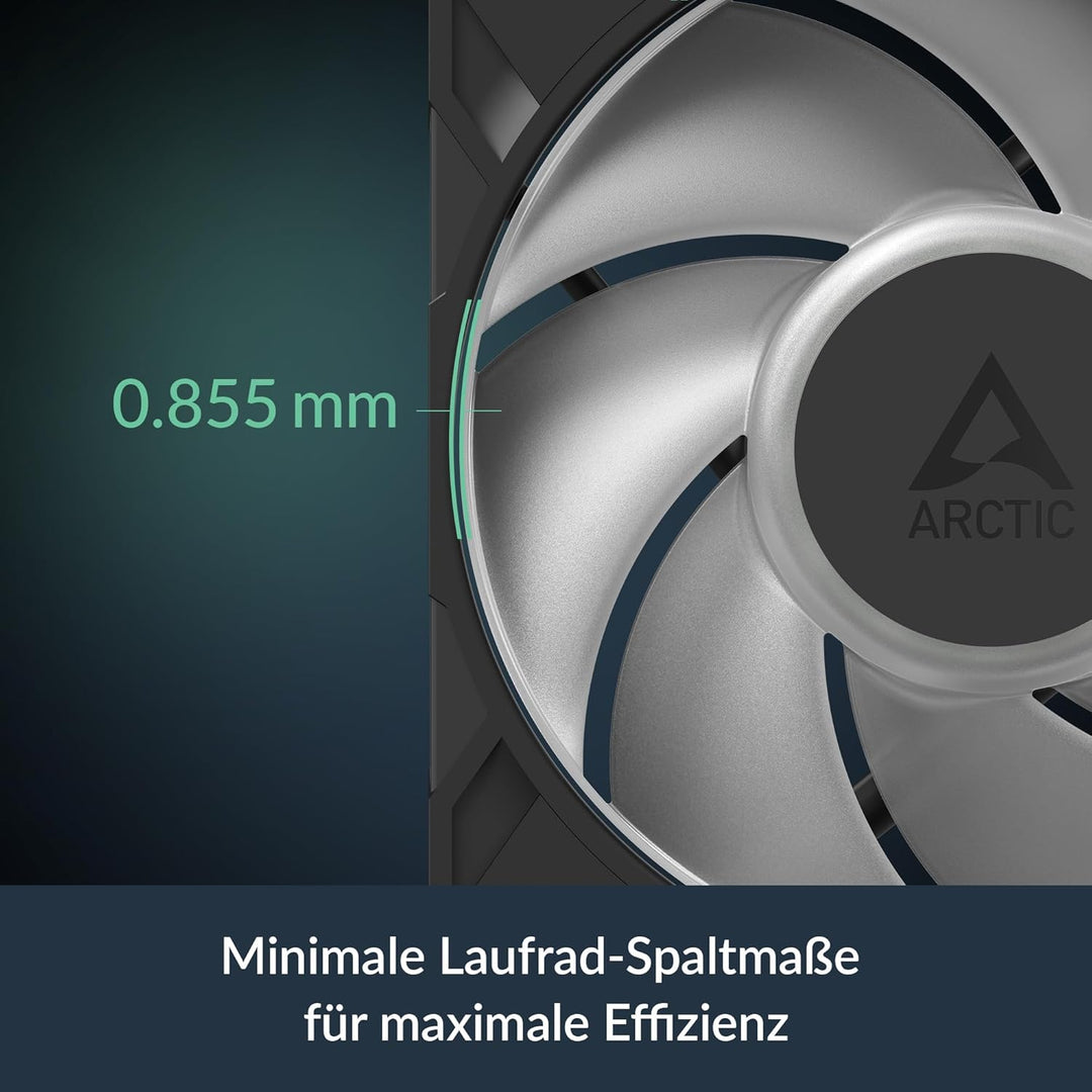 ARCTIC P12 Pro A-RGB (3 Stück) - Leistungsstarker Premium PC Lüfter, 120 mm PWM Case Fan mit Y-Kabel