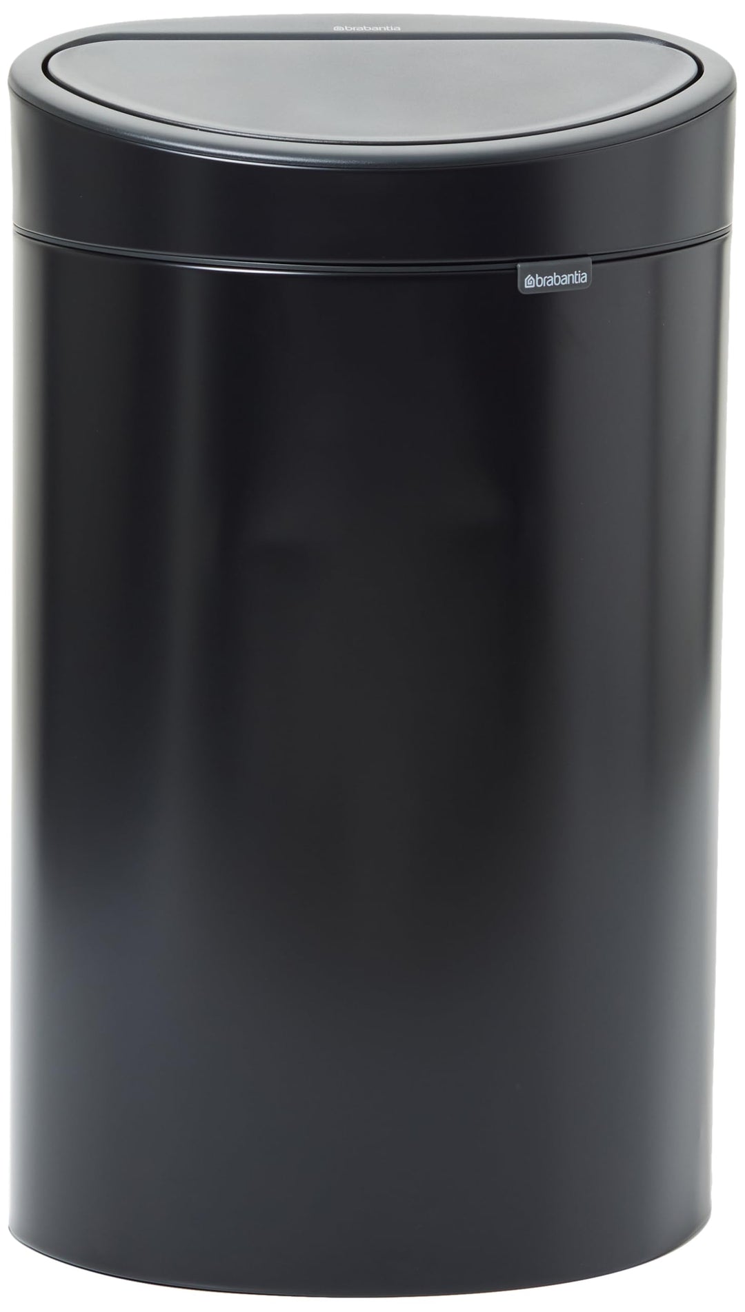 Brabantia Touch Bin New mit herausnehmbaren Kunststoffeinsatz, Matt Black, 40 L