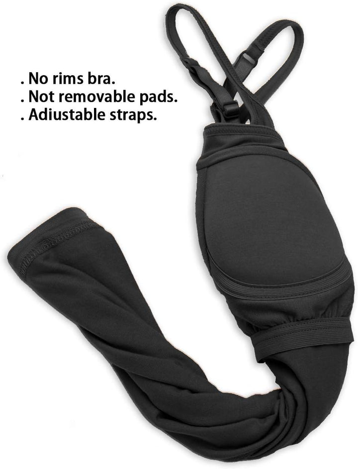 STARBILD Damen Unterhemd, S-4XL S Schwarz-grau, S Schwarz-grau