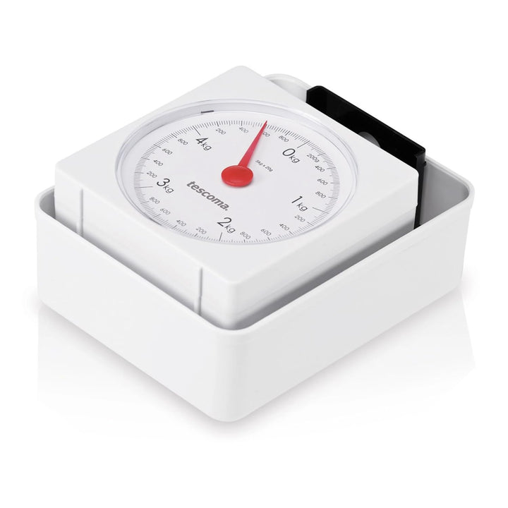 Tescoma ACCURA Küchenwaage, analoge Haushaltswaage bis 5kg mit 20g-Teilung, grosse Skala, kompakt un