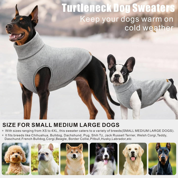 Mosucoirl Sweater für Hunde Pullover Hundebekleidung Schildkröten Hunde Sweatshirt Dicke Warme Hunde