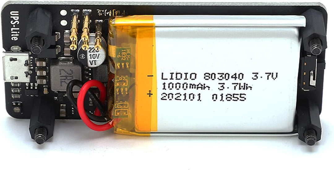 USV-Platine für Raspberry Pi, USV-Power-Board Lite Supply, Akku-Ladegerät, Zubehör für Zero, Unterbr