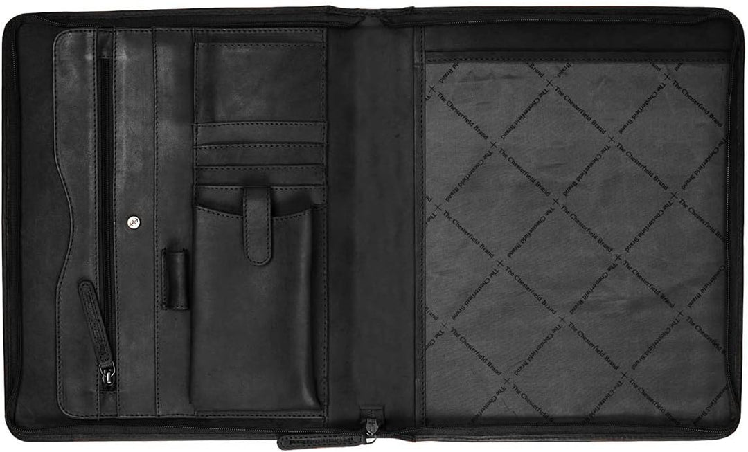 The Chesterfield Brand Barnet - Schreibmappe 14" 34 cm black