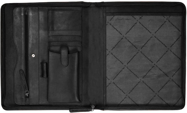 The Chesterfield Brand Barnet - Schreibmappe 14" 34 cm black