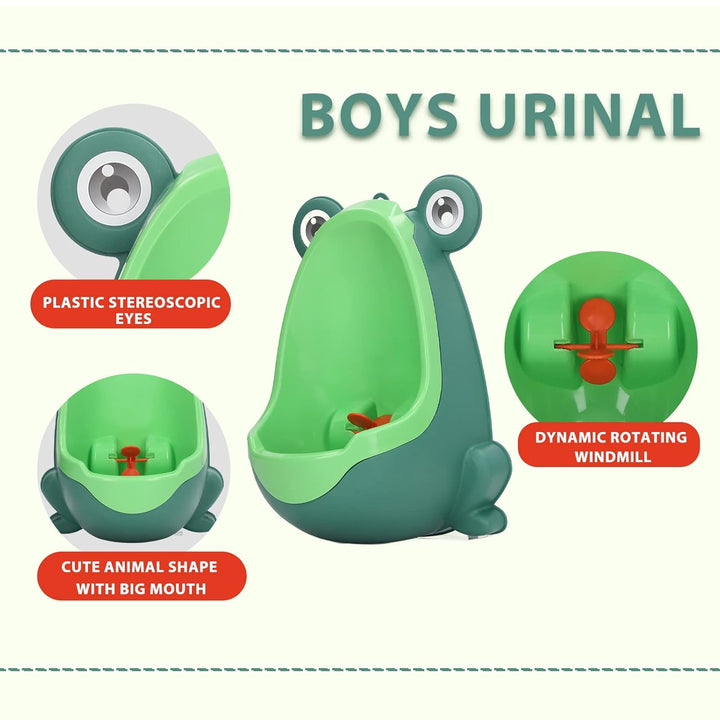 Kinder-Urinal, Töpfchen-Trainings-Urinal, Tragbar, Süsse FroschToilette, Kindertoilette, Wandmontier