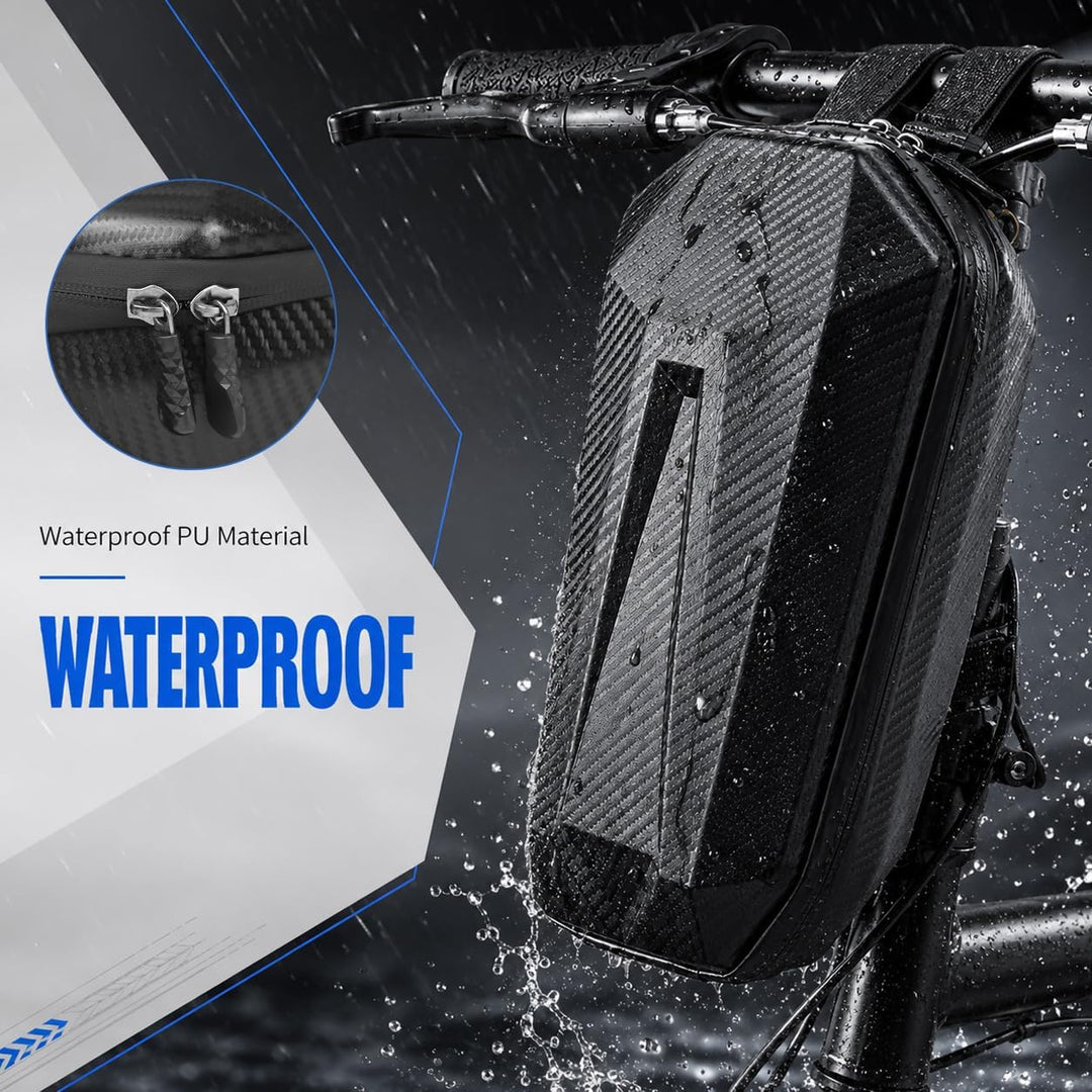 4L Scooter Tasche, Lenkertasche Wasserfest für Roller, Front Tube Bag Gross, Hart Eva E Scooter Leic