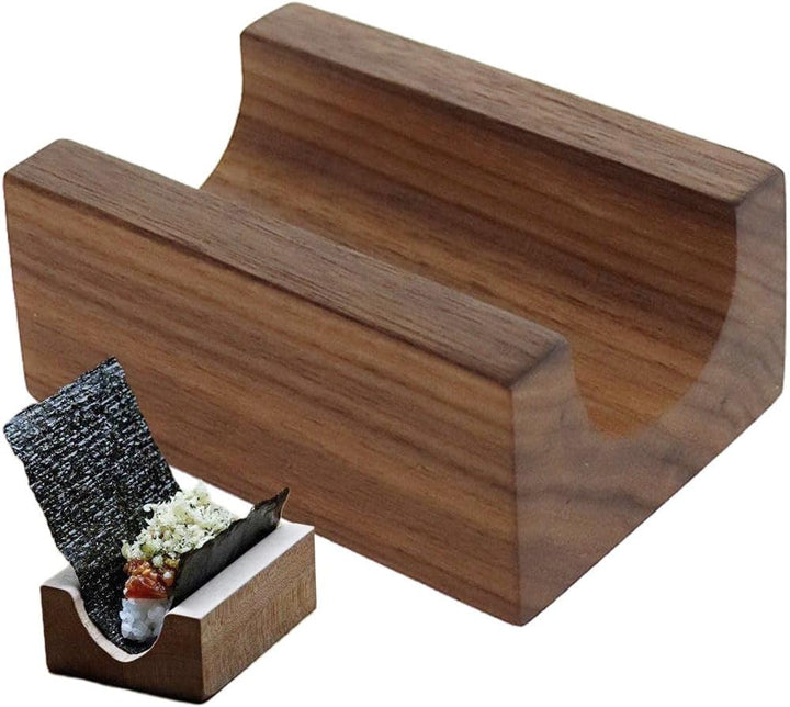 Sushi-rollenhalter Aus Holz, Japanisches Sushi-Regal, Taco-ständer Aus Holz, Sushi-handrollenhalter,
