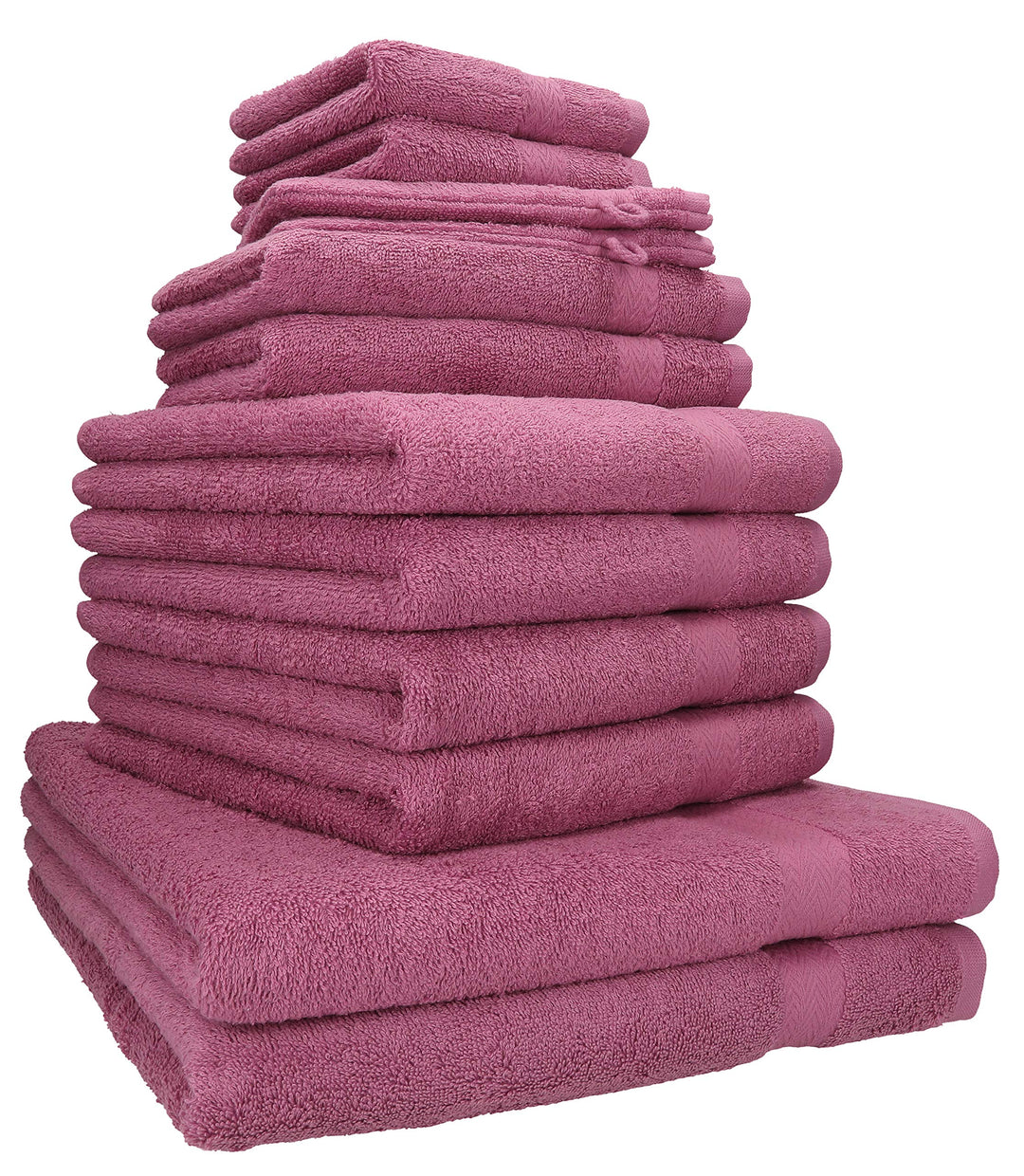 Betz Premium 12er Frottier Handtuch-Set - 2X Liegetücher - 4X Handtücher - 2X Gästetücher - 2X Seift