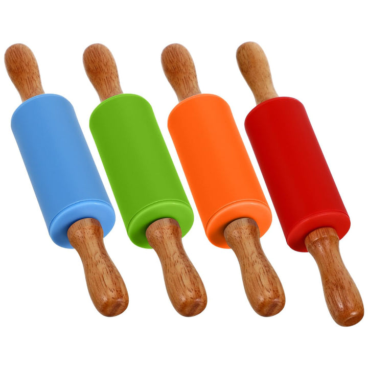 STOBOK Kinder Nudelholz Silikon Teigroller Kompakt Grösse Ergonomisch Leicht Zu Halten Für Backen Un