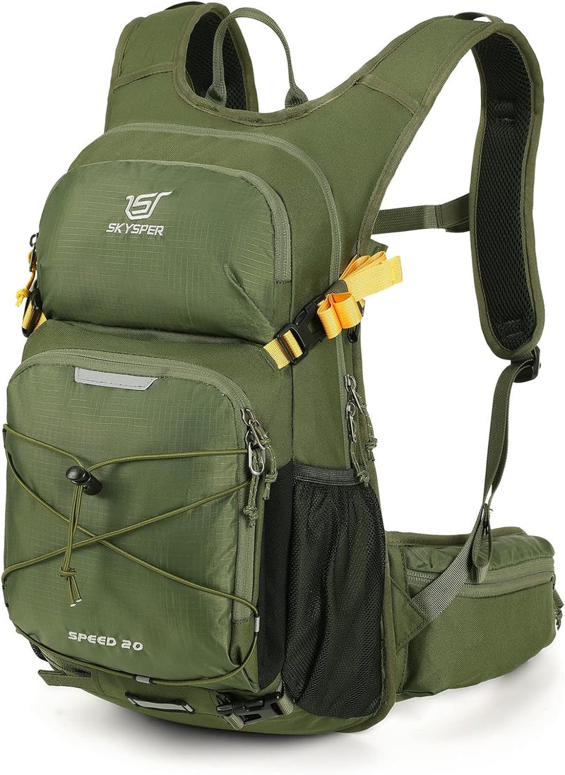 SKYSPER Fahrradrucksack 20L Ultraleicht Rucksäcke für Radsport Wanderrucksack Trinkrucksack Sportruc