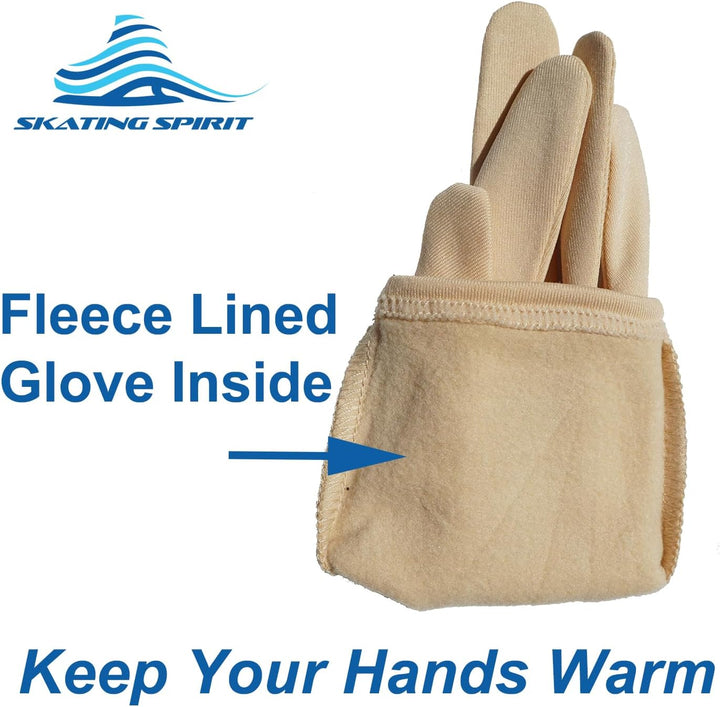 Skating Spirit Eiskunstlauf Wettkampf Thermo Handschuhe (1 Paar) Tanzhandschuhe - für Performance Te